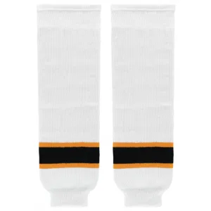 K1 Sportswear Boston Bruins White Knit Ice Hockey Socks